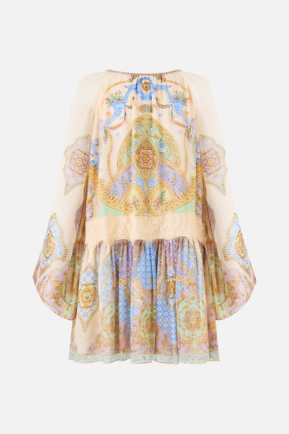 The CAMILLA RELAXED SHORT DRESS WITH DROPPED WAIST EAST OF ISTANBUL