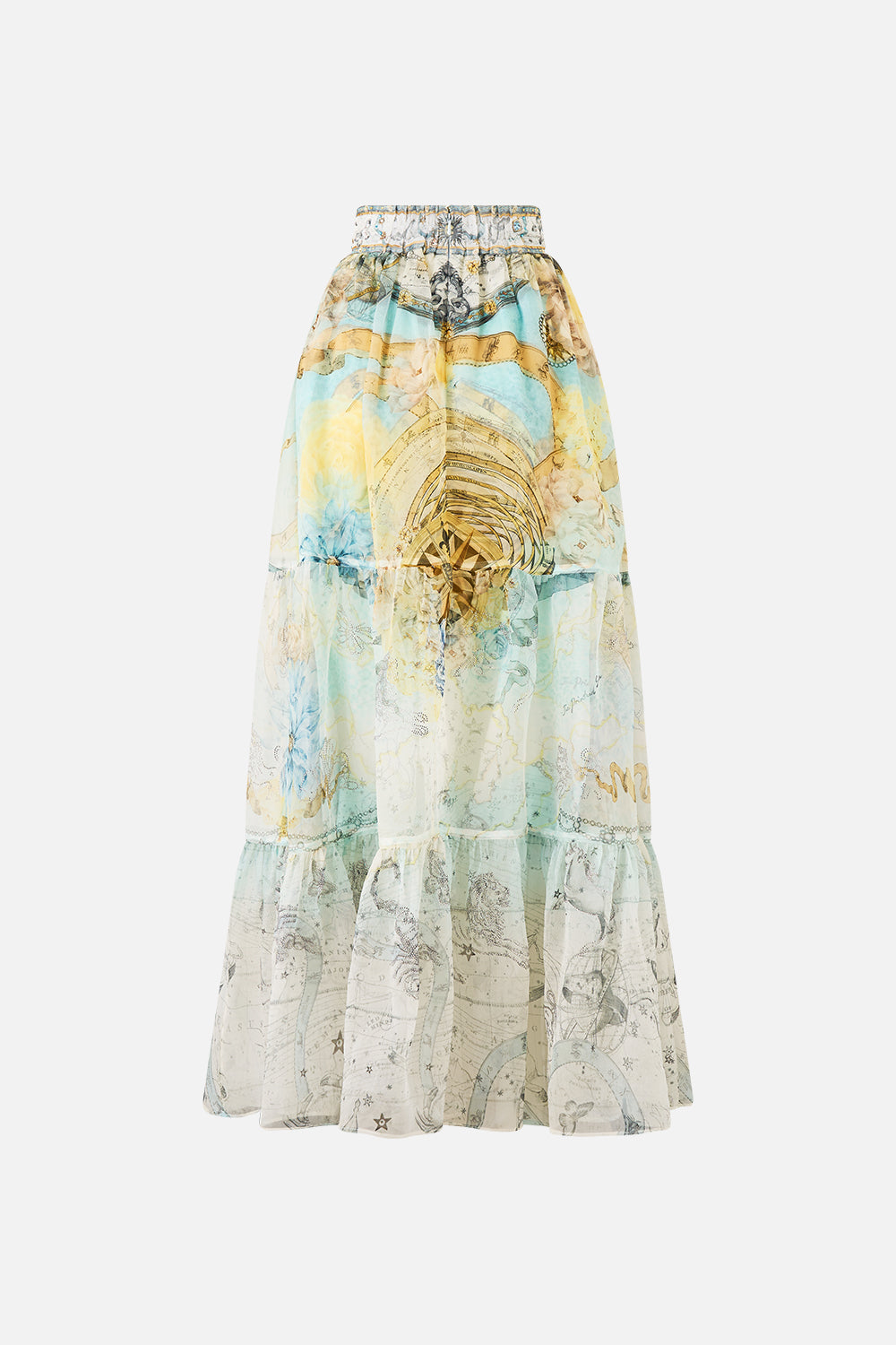 HIGH WAISTED TIERED SKIRT MY LUCKY STARS