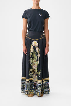 CORSET WAIST MAXI SKIRT OTTOMAN ELEGANCE