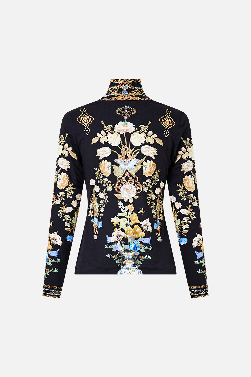 The CAMILLA JERSEY TURTLENECK OTTOMAN ELEGANCE