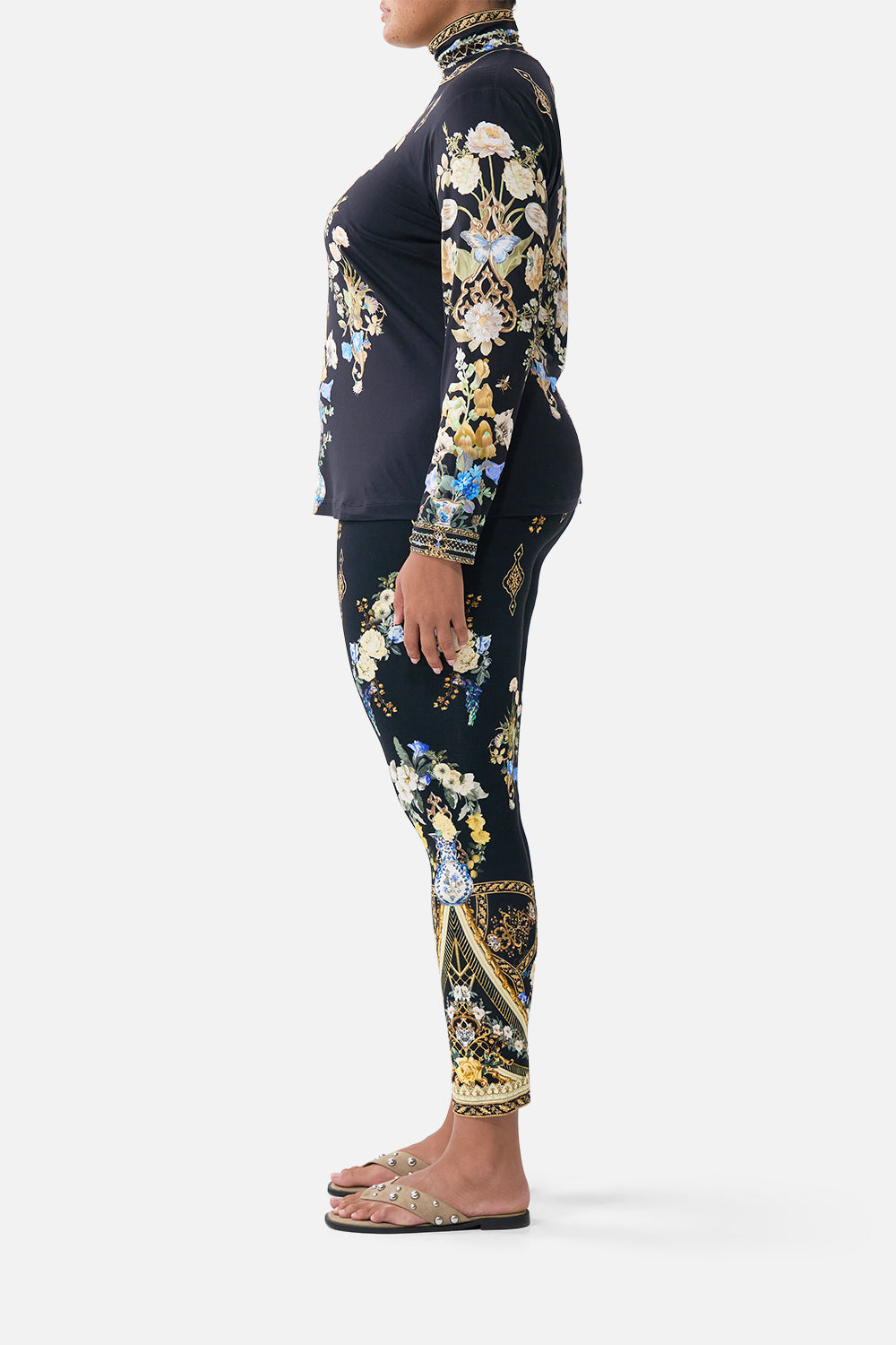The CAMILLA JERSEY TURTLENECK OTTOMAN ELEGANCE