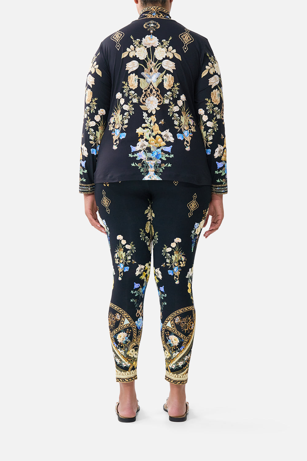 The CAMILLA JERSEY TURTLENECK OTTOMAN ELEGANCE