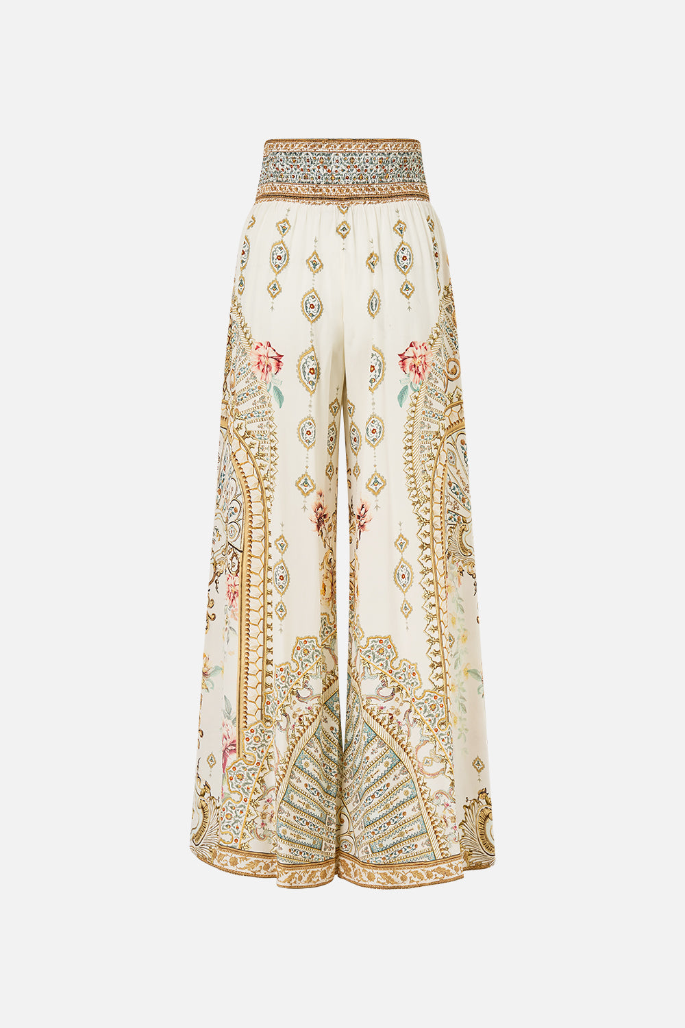 The CAMILLA SHIRRED WAIST PANT OTTOMAN DYNASTY