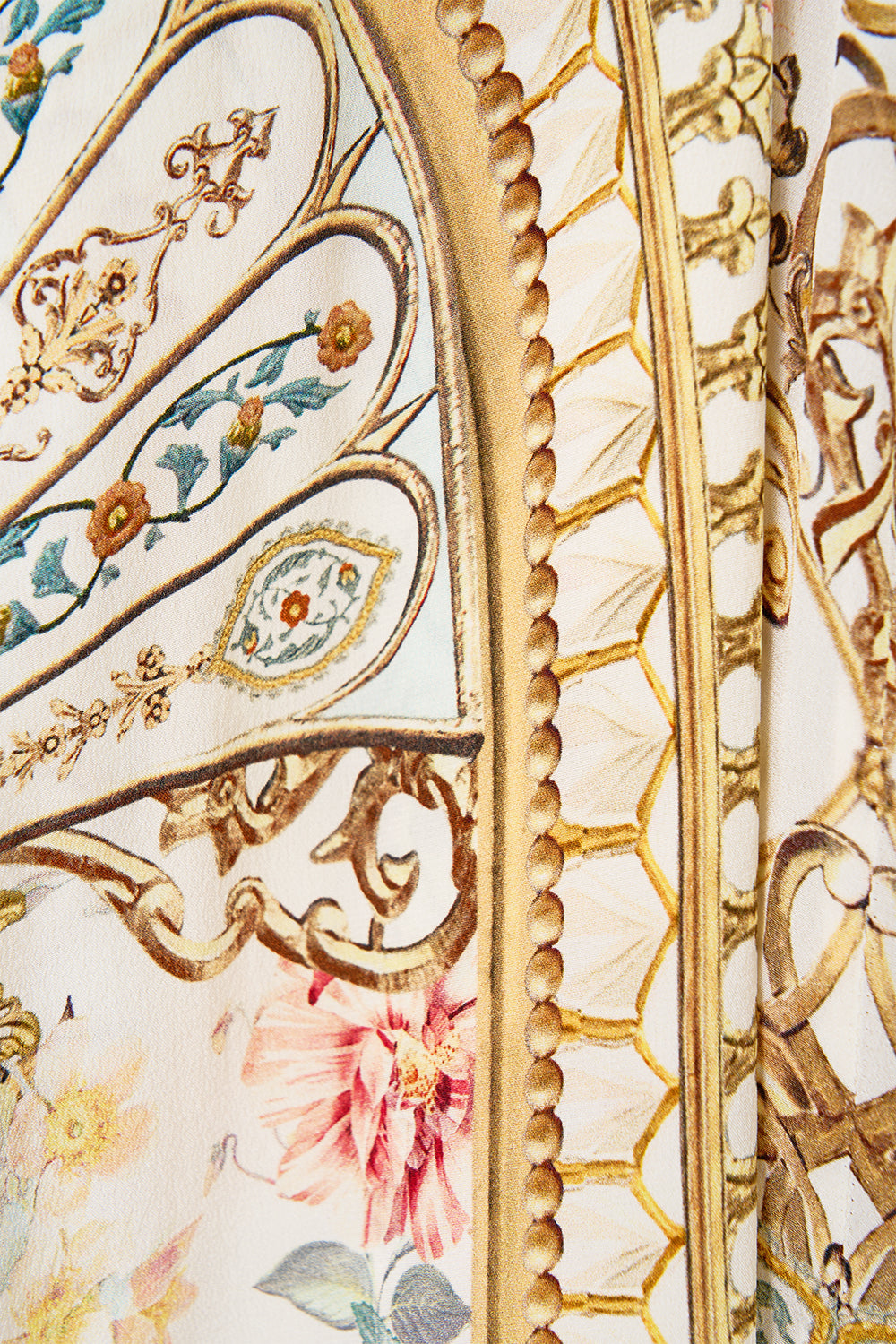 The CAMILLA SHIRRED WAIST PANT OTTOMAN DYNASTY