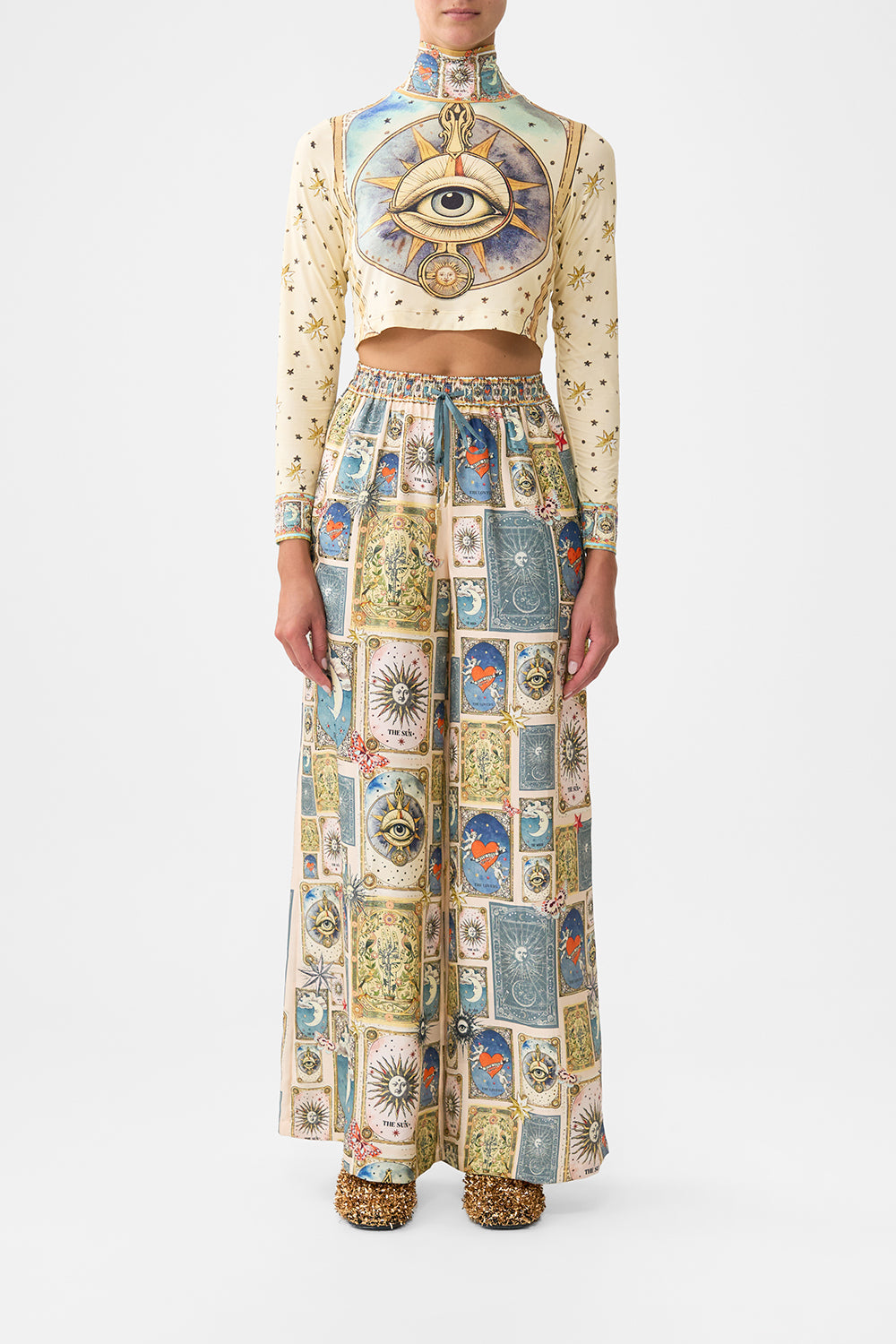 CROPPED JERSEY TURTLENECK MY LUCKY STARS