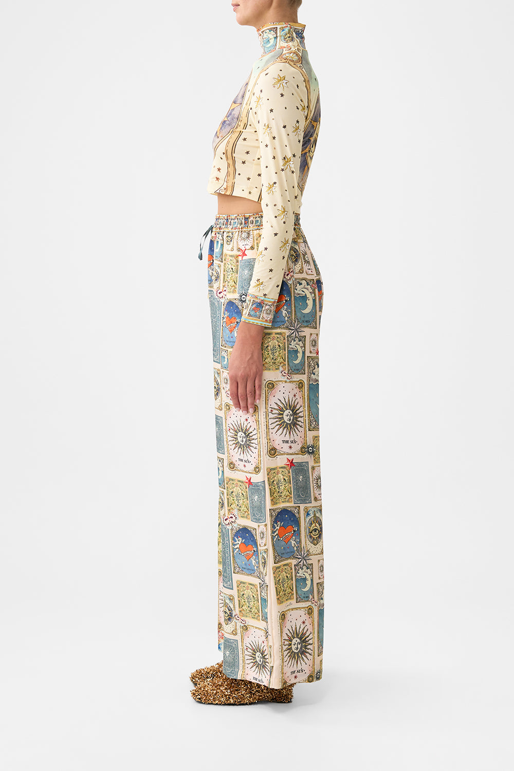 CROPPED JERSEY TURTLENECK MY LUCKY STARS