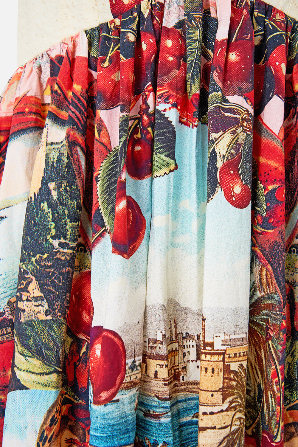 RUFFLE HEM HALTER DRESS NOTES FROM THE ROAD