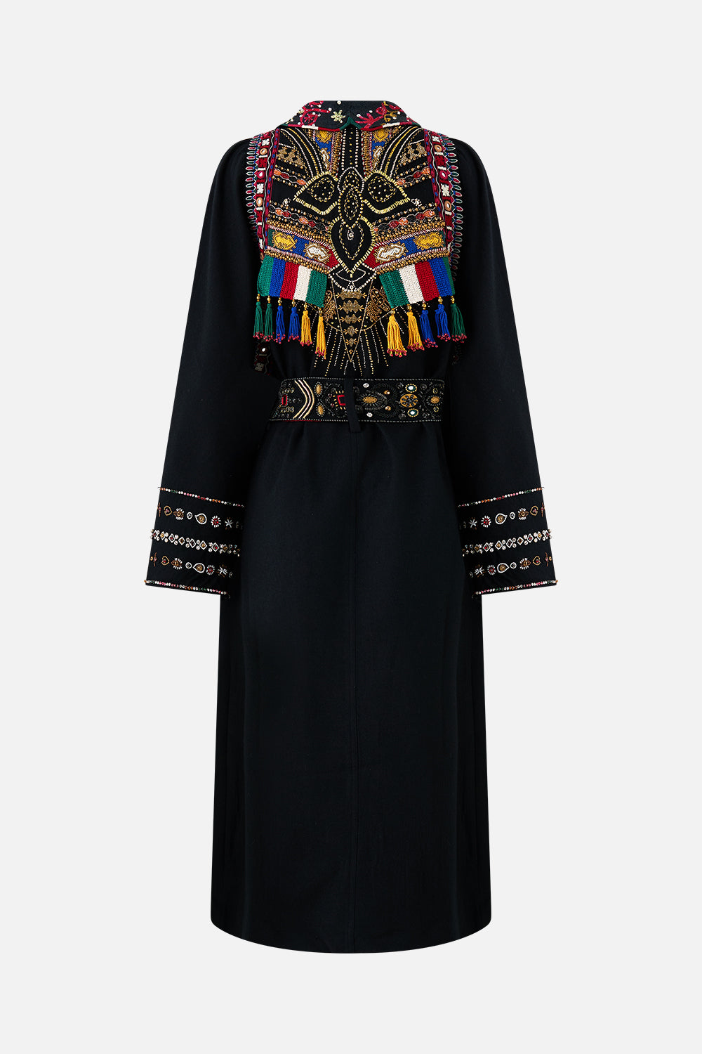 The CAMILLA COAT WITH VEST DETAIL PATCHWORK ALCHEMY