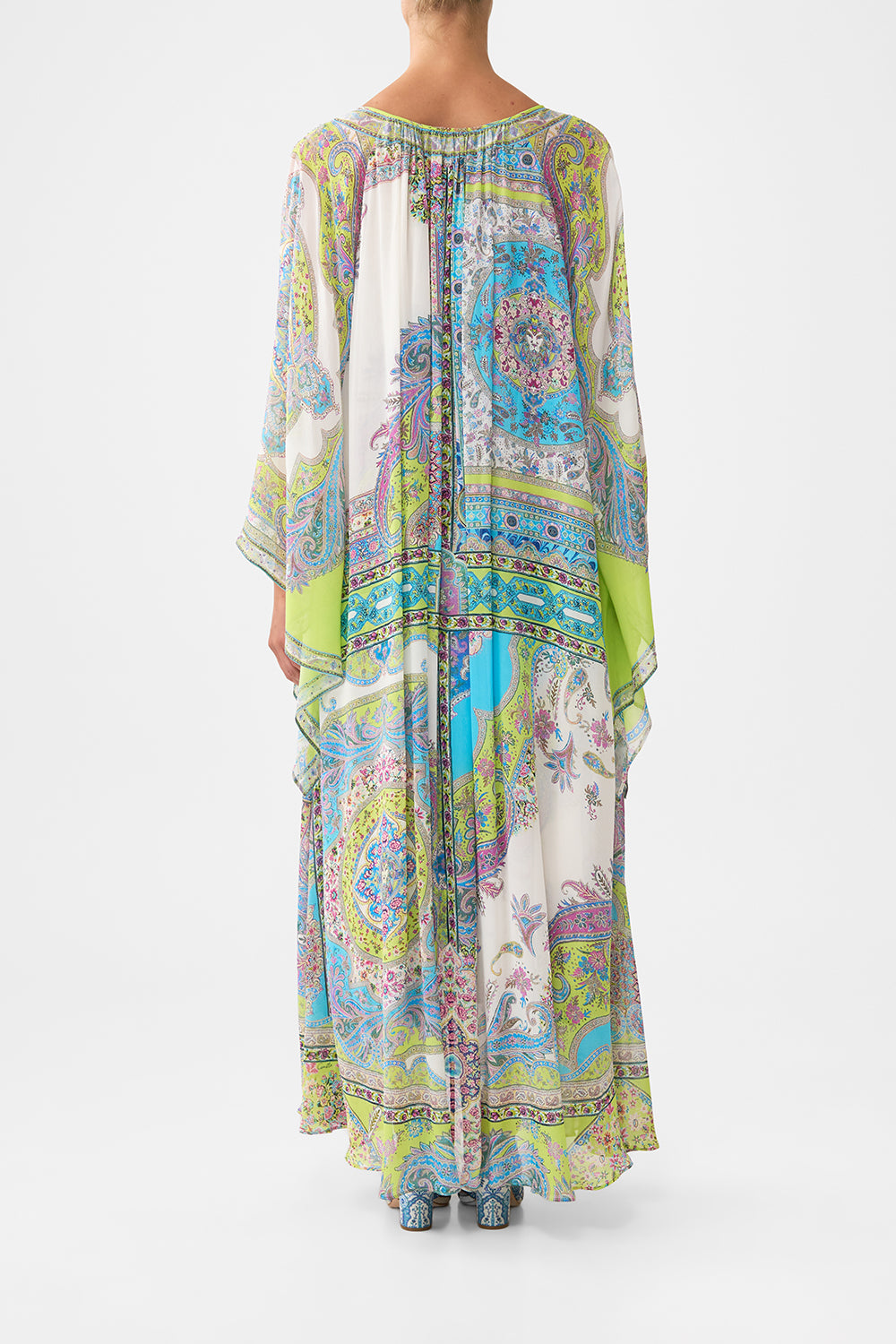 LONG DRESS WITH HANDKERCHIEF SLEEVE MAGIC CARPET RIDE
