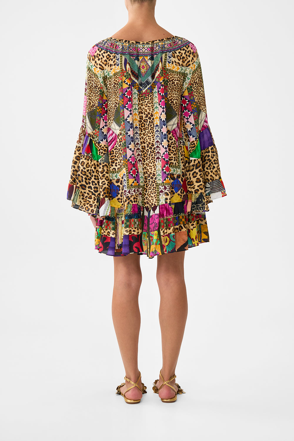 A LINE FRILL DRESS EMBROIDERED EVER AFTER