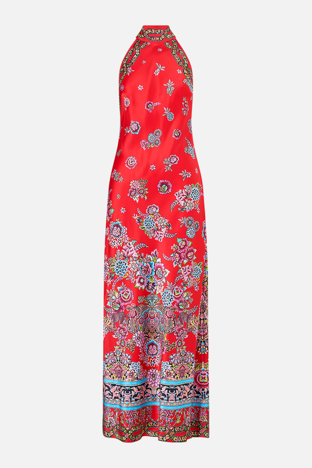 The CAMILLA HIGH NECK BIAS DRESS ARTISANS OF ANATOLIA