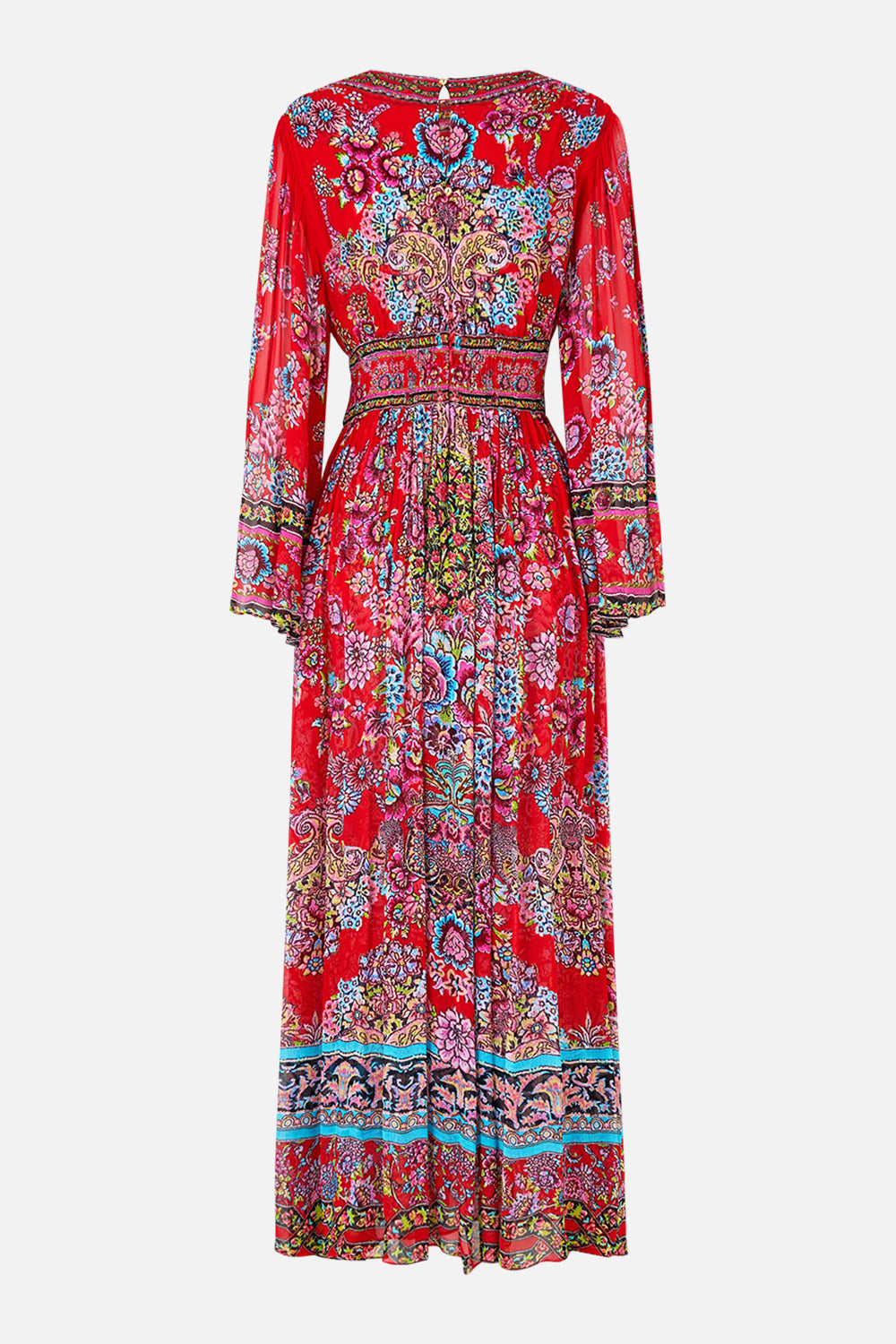 The CAMILLA HARDWARE DETAIL LONG SLEEVE DRESS ARTISANS OF ANATOLIA