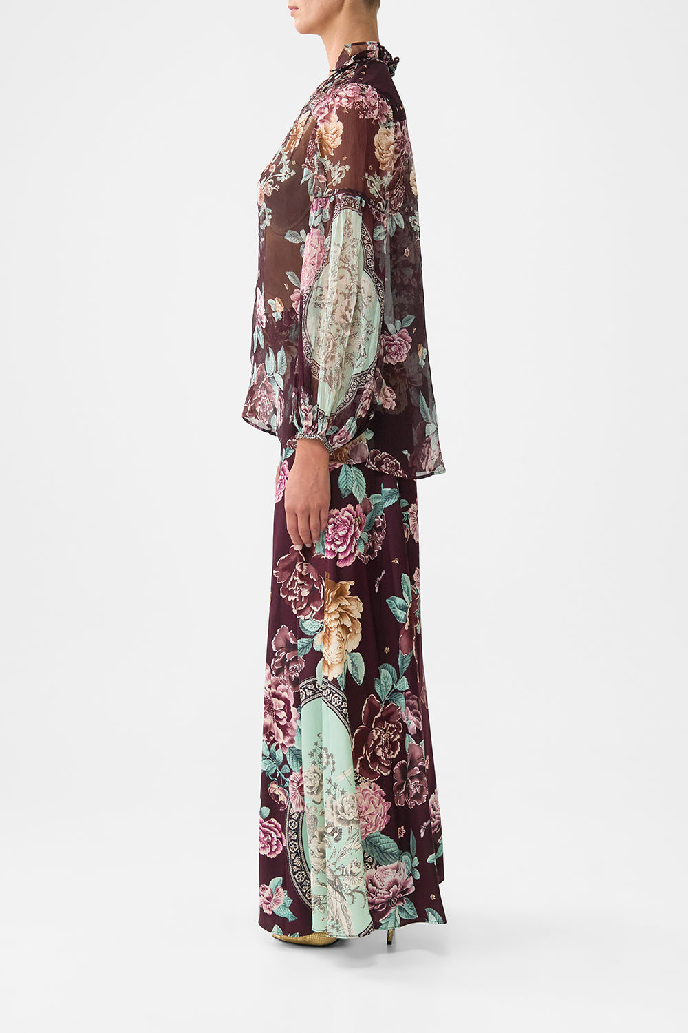 The CAMILLA FRILL COLLARED BLOUSE IF THESE TILES COULD TALK