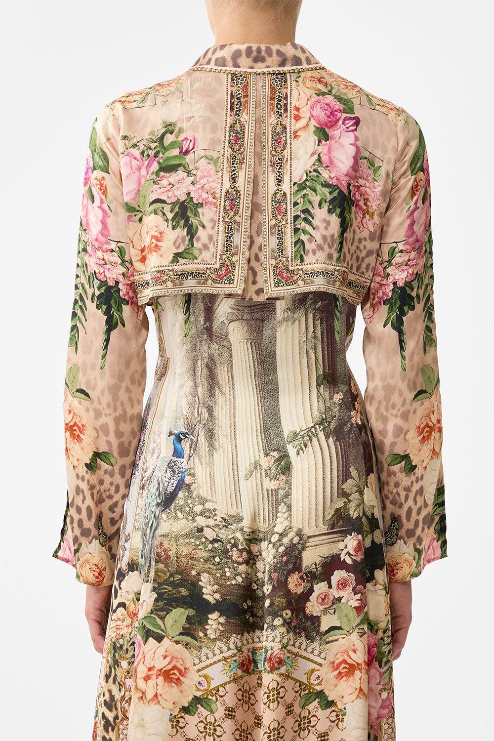 PRINTED TRENCH WATERCOLOUR WONDERLAND