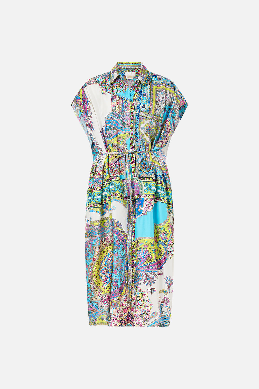 SLEEVELESS SHIRTDRESS MAGIC CARPET RIDE