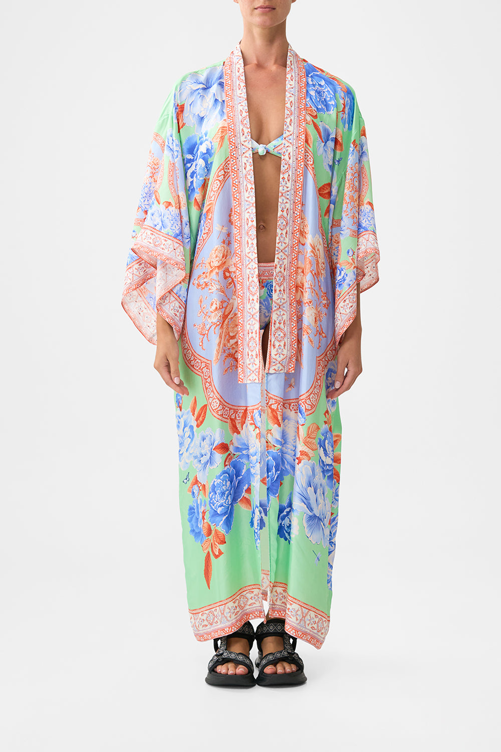 The CAMILLA KIMONO LAYER WITH COLLAR TOPKAPI POPTOPKAPI POP
