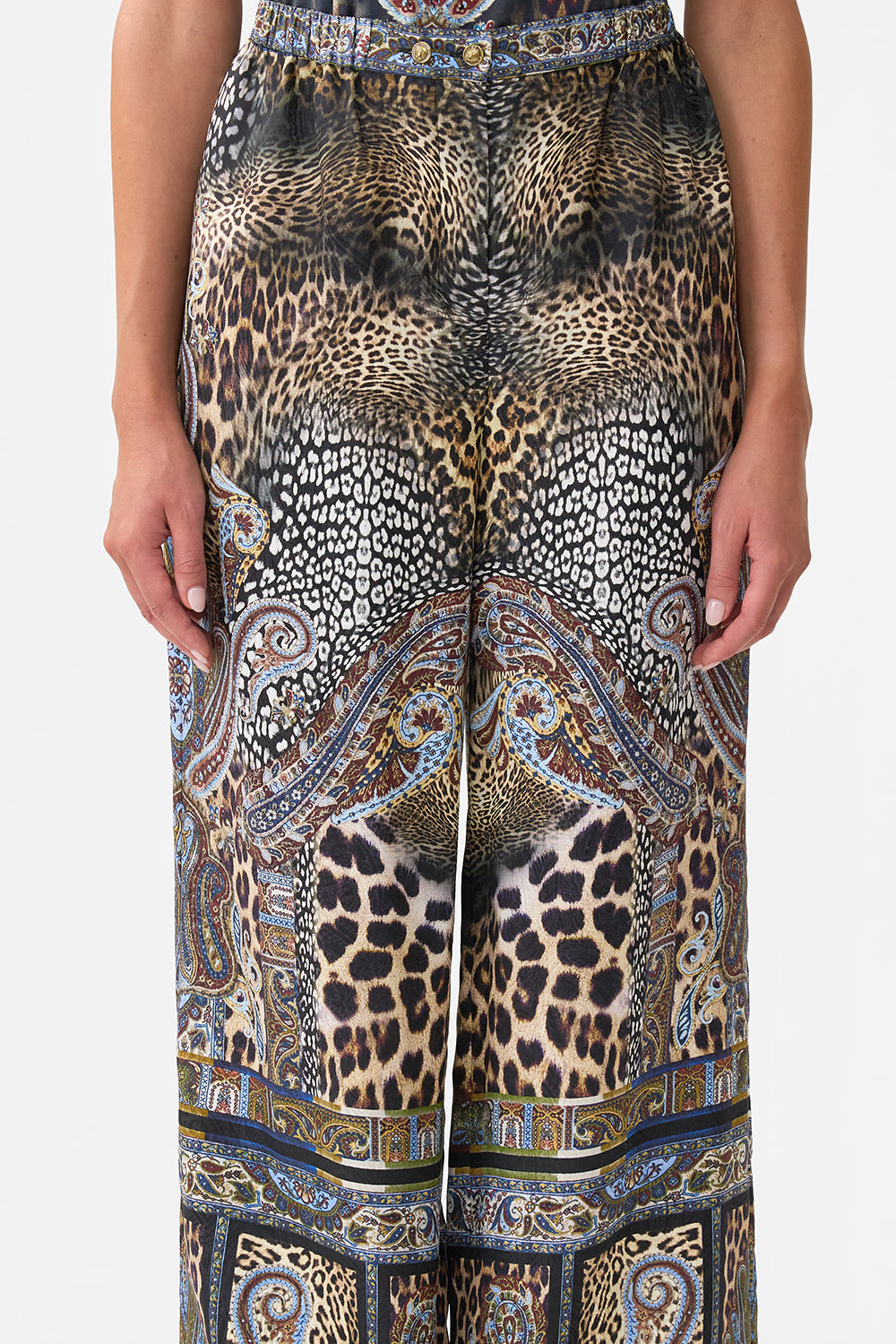 BUTTON FRONT LOUNGE PANT ISTANBUL ANIMALIA