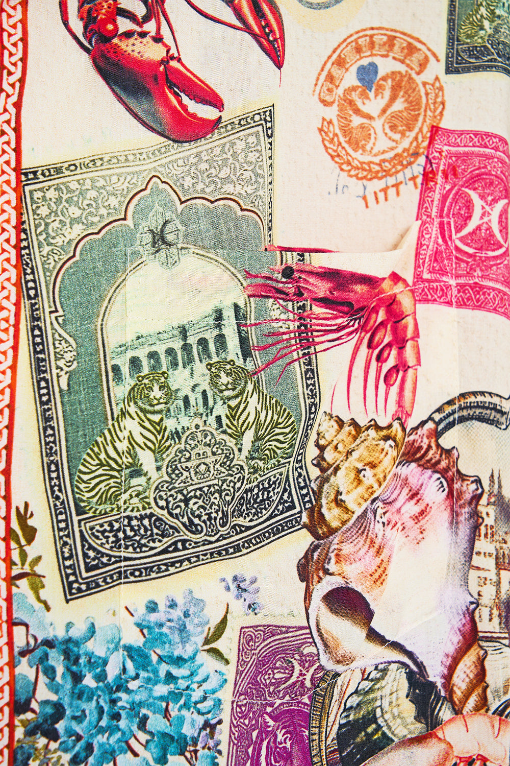 SHORT SLEEVE CAMP COLLARED SHIRT NOTES FROM THE ROAD