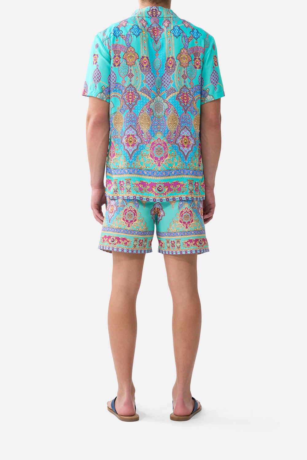 The CAMILLA SHORT SLEEVE CAMP COLLARED SHIRT THE CONCUBINES CORRIDOR