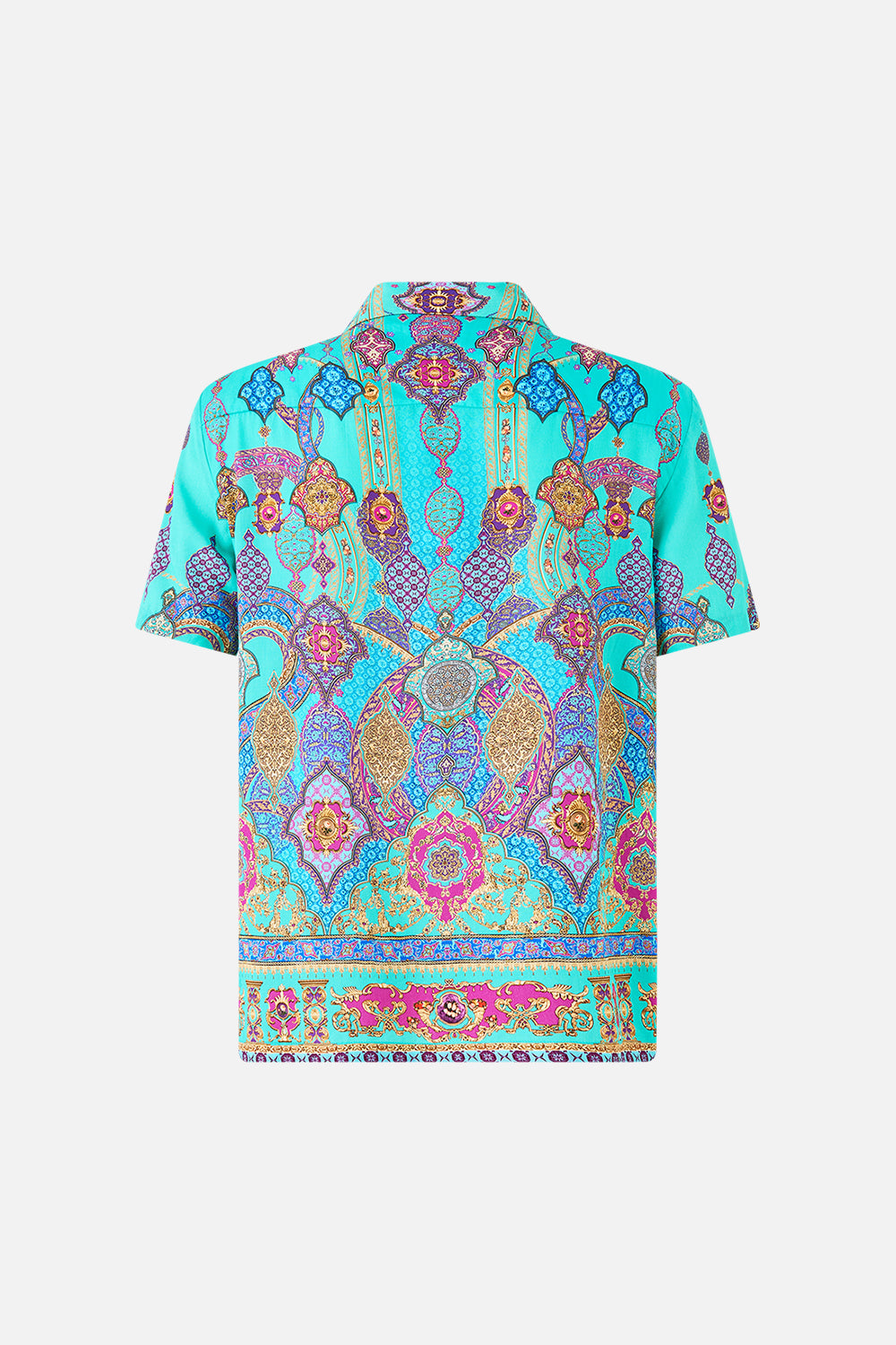 The CAMILLA SHORT SLEEVE CAMP COLLARED SHIRT THE CONCUBINES CORRIDOR