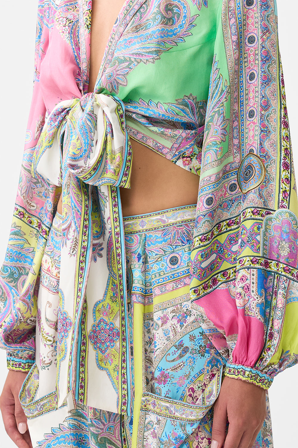 CROPPED WRAP SHIRT MAGIC CARPET RIDE