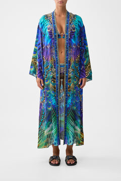 FLARE SLEEVE LONG ROBE COSMIC ZOOLOGY