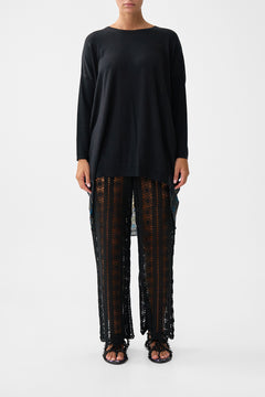 LONG SLEEVE JUMPER WITH PRINT BACK SONG OF THE SOLSTICE