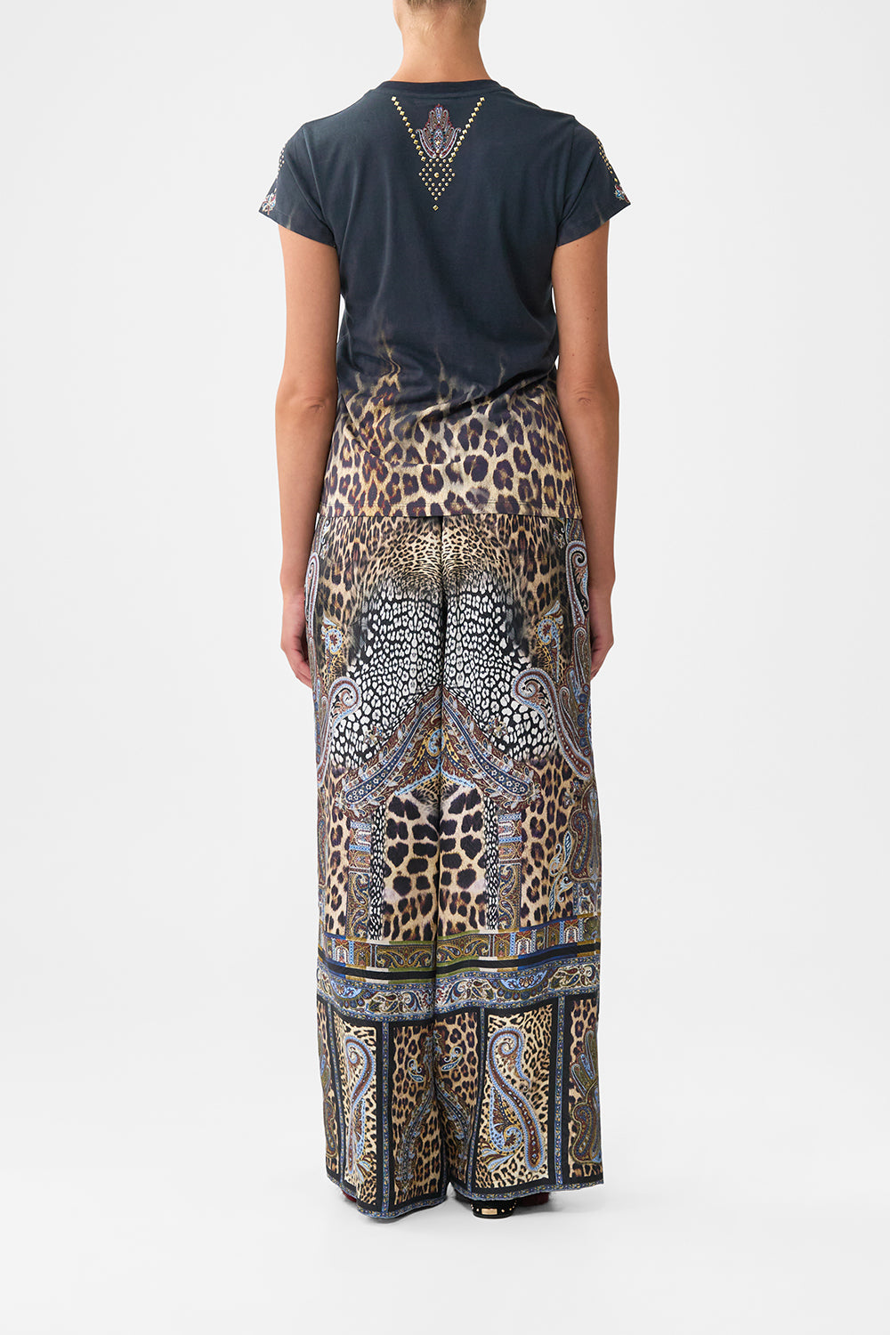 SLIM FIT ROUND NECK T-SHIRT ISTANBUL ANIMALIA