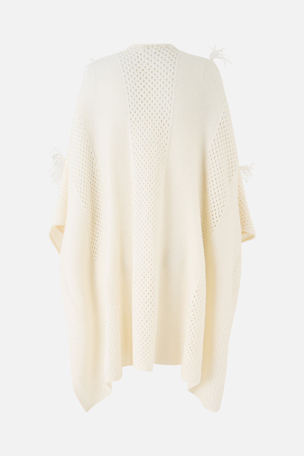 THROW OVER WITH FEATHERS TILED IN TIME