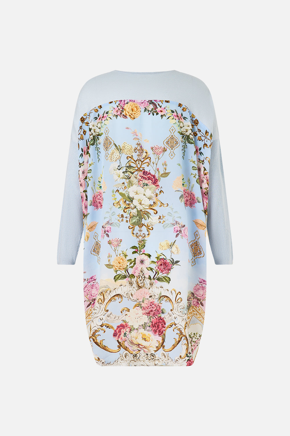 LONG SLEEVE JUMPER WITH PRINT BACK TILED IN TIME