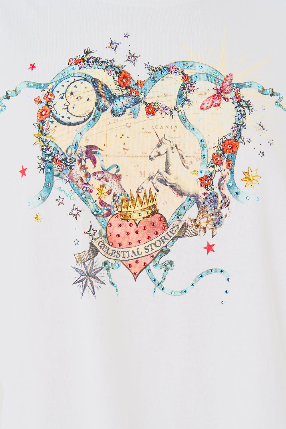 SLIM FIT ROUND NECK T-SHIRT HOUSE OF HOROSCOPES
