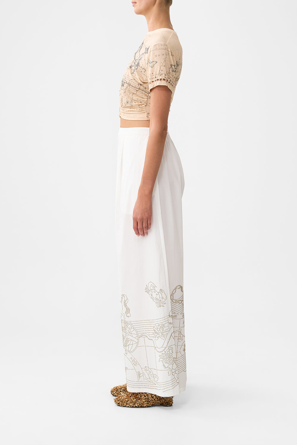 JERSEY T-SHIRT WITH HARDWARE HOUSE OF HOROSCOPES