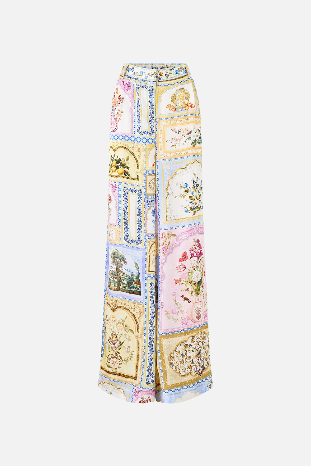 The CAMILLA WIDE LEG WAISTED PANT BOTANICAL BALLADS