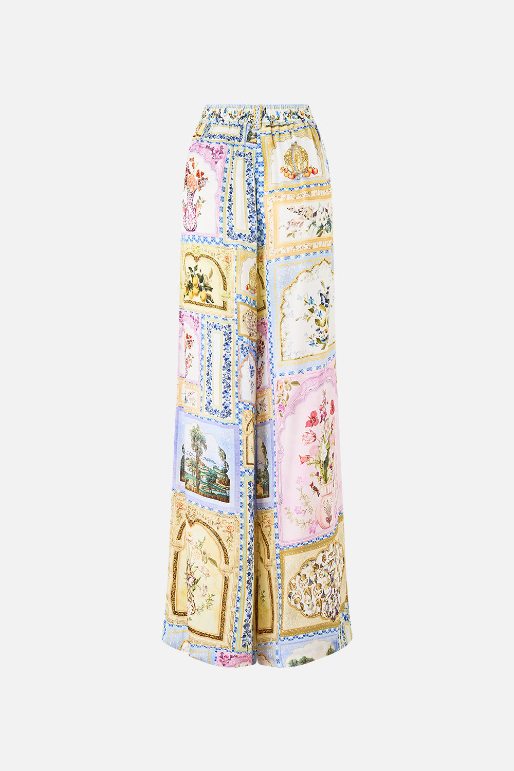 The CAMILLA WIDE LEG WAISTED PANT BOTANICAL BALLADS