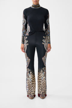 JERSEY FLARE PANT ISTANBUL ANIMALIA