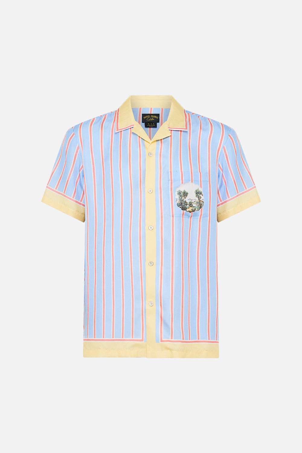 SHORT SLEEVE CAMP COLLARED SHIRT BOTANICAL BALLADS