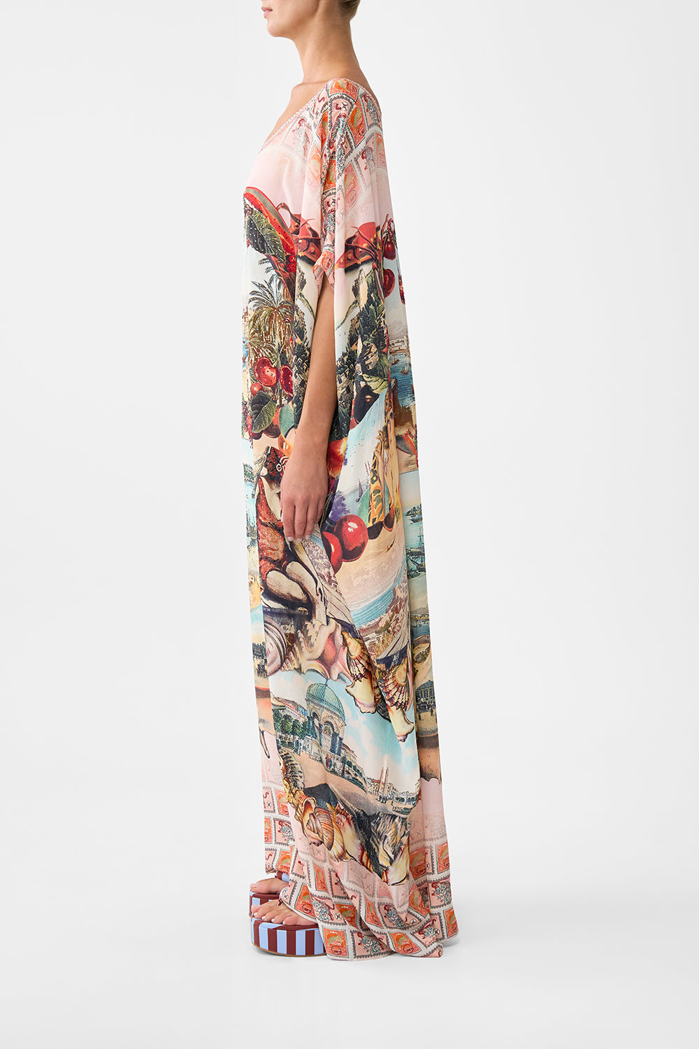 ROUND NECK KAFTAN NOTES FROM THE ROAD