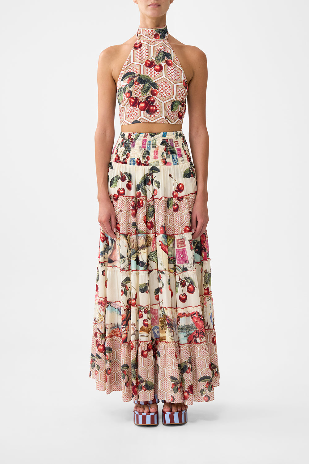 HALTER TIE BACK TOP NOTES FROM THE ROAD