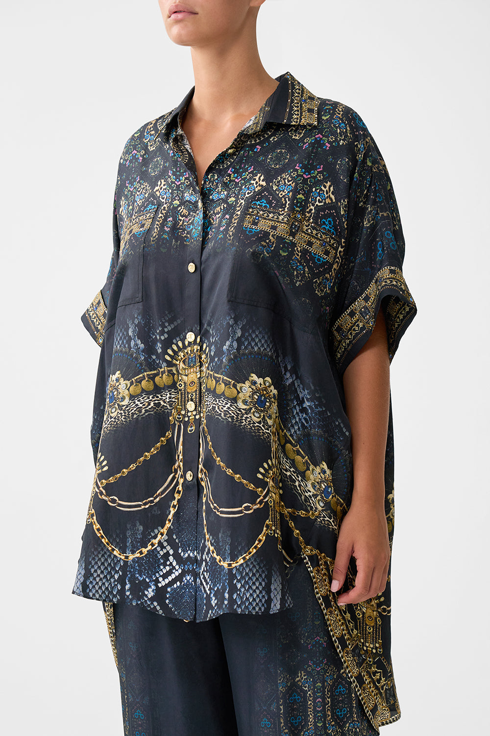 OVERSIZED POCKET TUNIC SONG OF THE SOLSTICE
