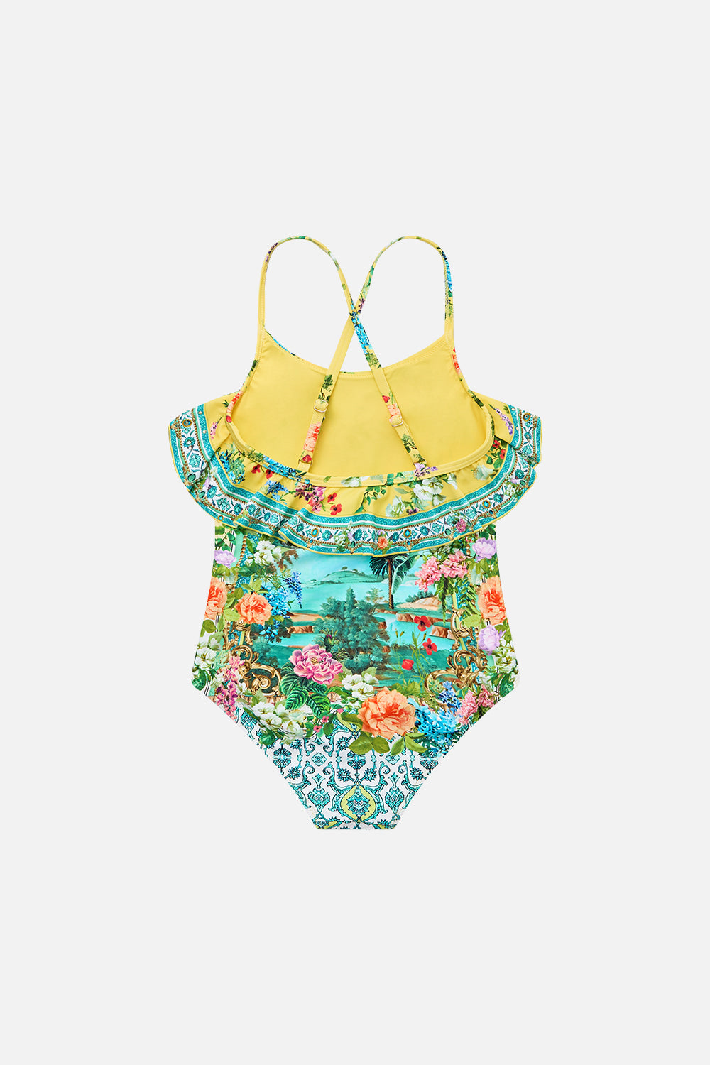 The CAMILLA KIDS ROUND NECK ONE PIECE WITH FRILL NECK TALES OF TOPKAPI PALACE