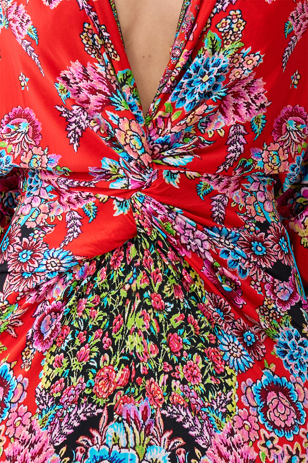 LONG SPLIT FRONT TWIST DRESS ARTISANS OF ANATOLIA