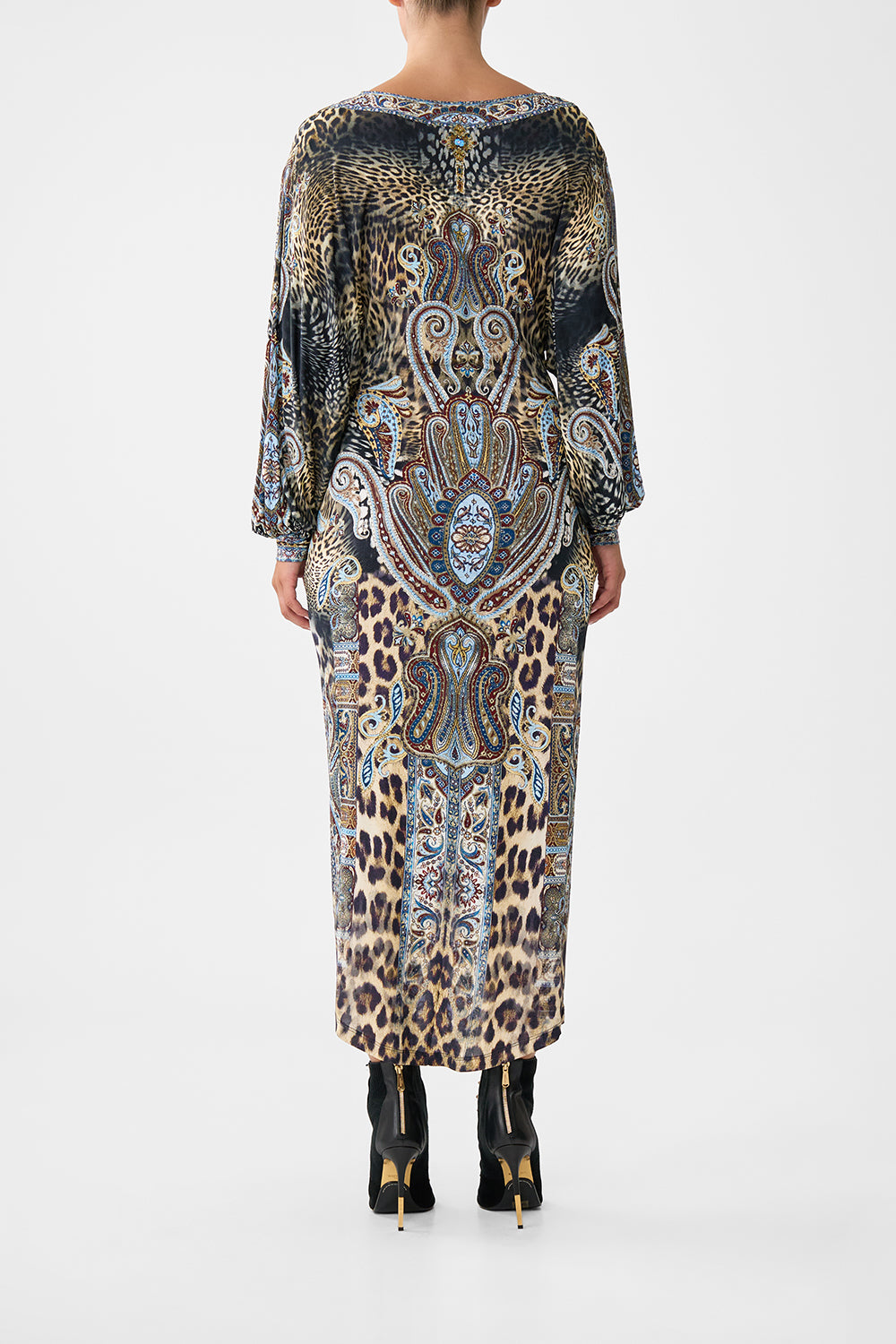 TWIST FRONT DRESS ISTANBUL ANIMALIA