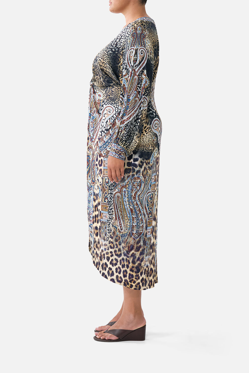 TWIST FRONT DRESS ISTANBUL ANIMALIA