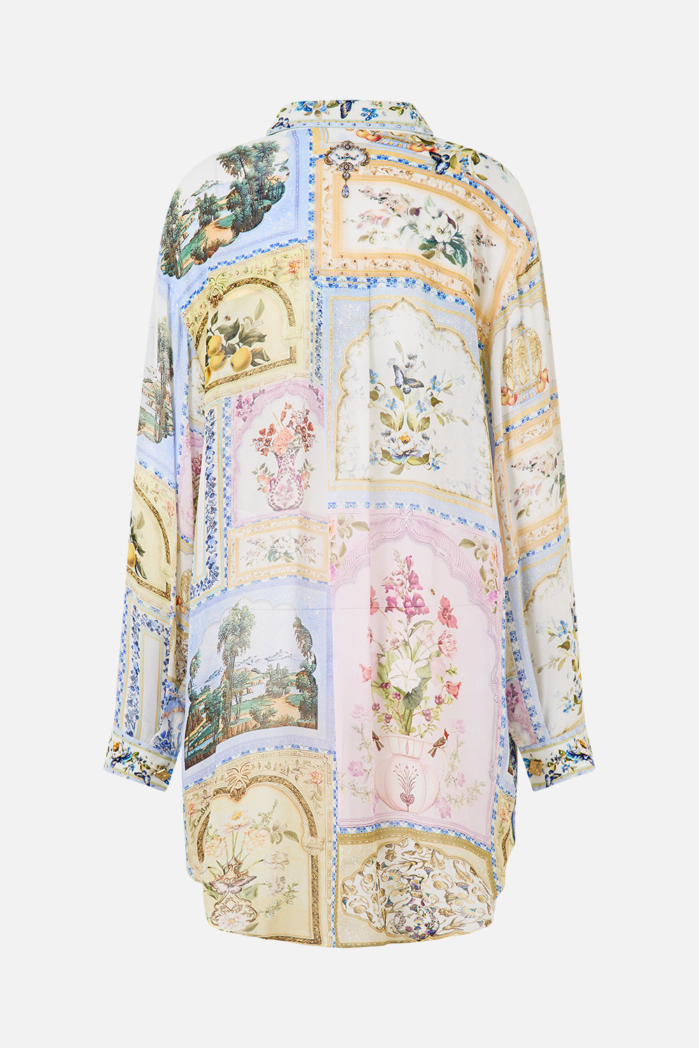 SHIRT TUNIC WITH SIDE BUTTONS BOTANICAL BALLADS