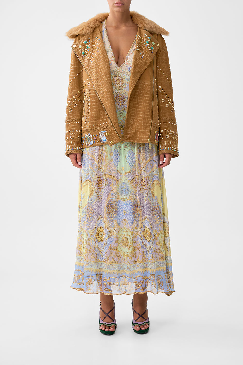 OVERSIZED LEATHER BIKER JACKET EAST OF ISTANBUL