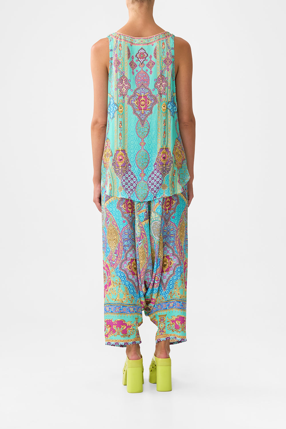 The CAMILLA TANK TOP WITH STRAP BEAD DETAIL THE CONCUBINES CORRIDOR