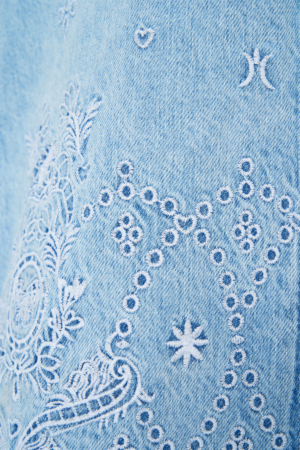 The CAMILLA SOPHY KITSCH STITCH RELAXED SHIRT DENIM