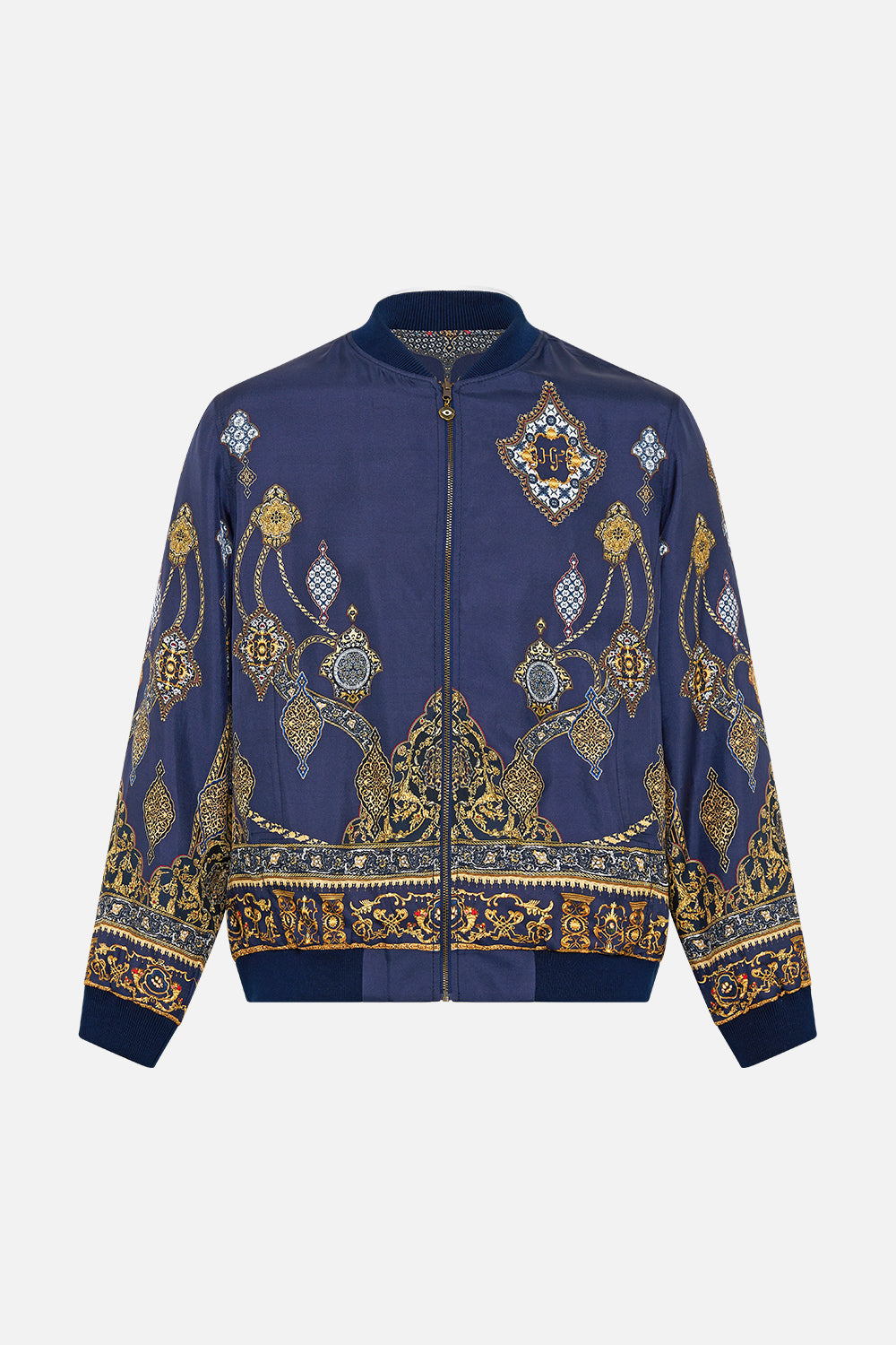 The CAMILLA REVERSIBLE ZIP THROUGH BOMBER JACKET THE IMPERIAL GATE