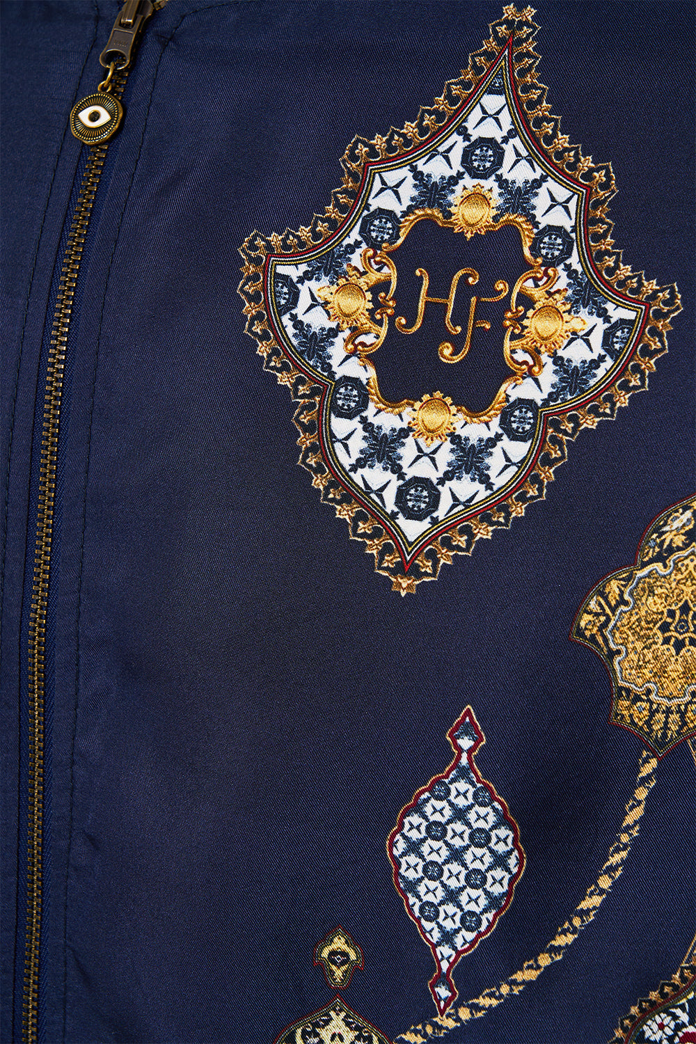 The CAMILLA REVERSIBLE ZIP THROUGH BOMBER JACKET THE IMPERIAL GATE