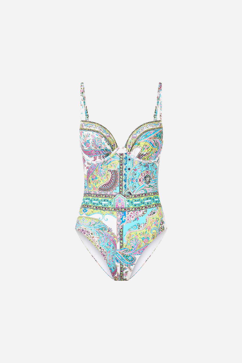 The CAMILLA CONTINUOUS UNDERWIRE MOULDED CUP ONE PIECE MAGIC CARPET RIDE